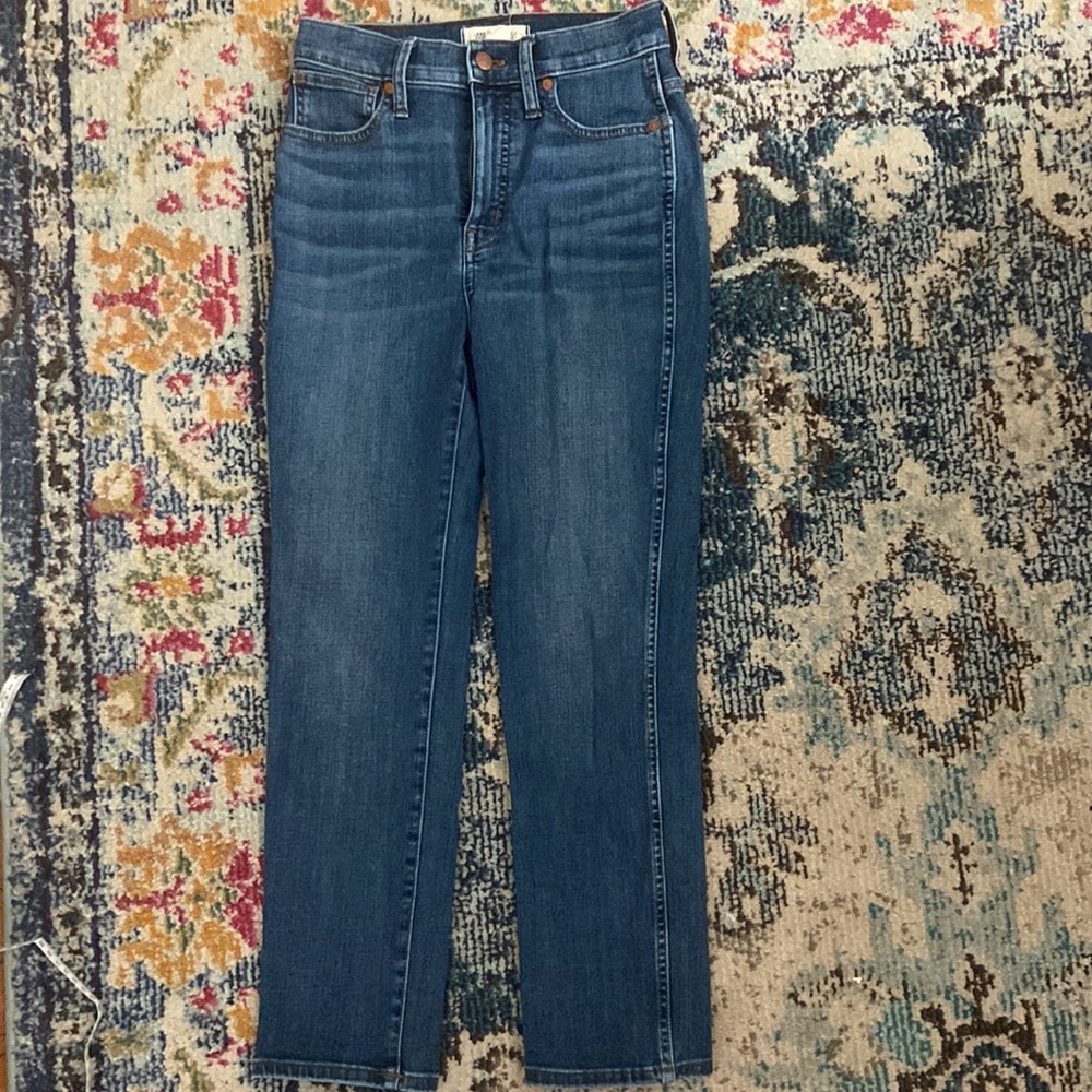Madewell stovepipe jeans